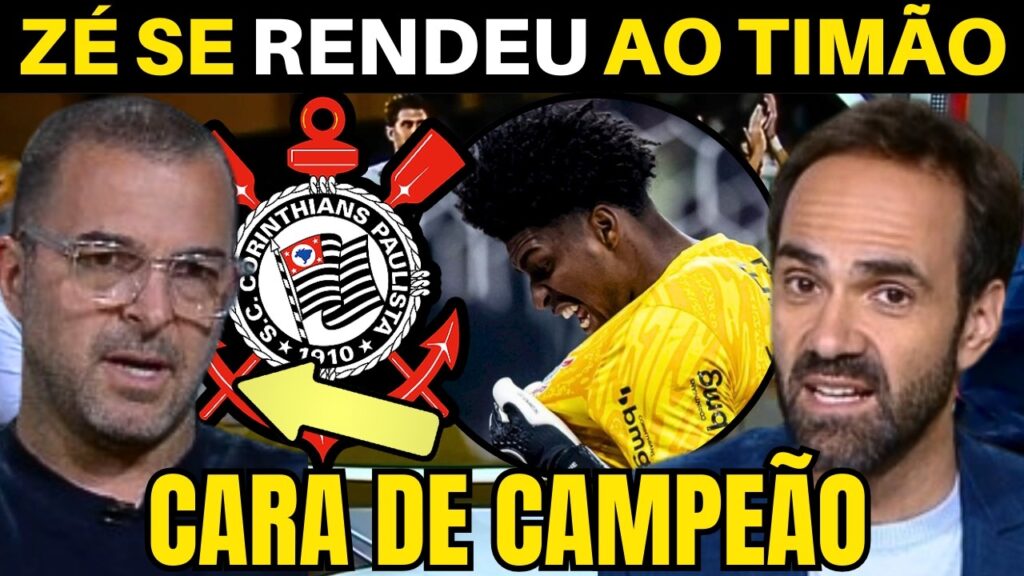 ZÉ ELIAS SE RENDEU DE VEZ AO TIMÃO “O NOVO CORINTHIANS CHEGOU”.