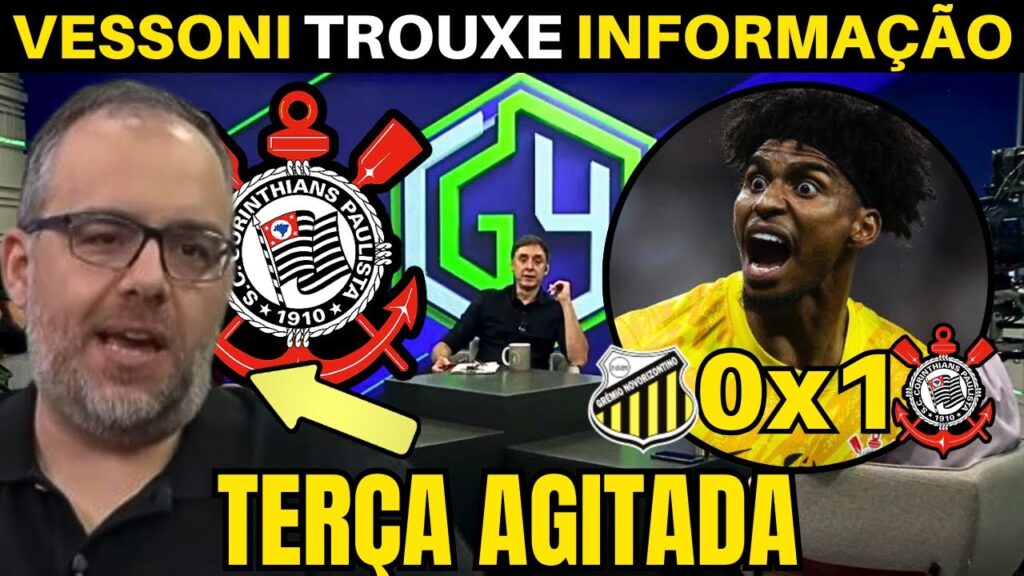 TERÇA AGITADA! VESSONI TROUXE AS ÚLTIMAS INFORMAÇÕES DO CORINTHIANS.