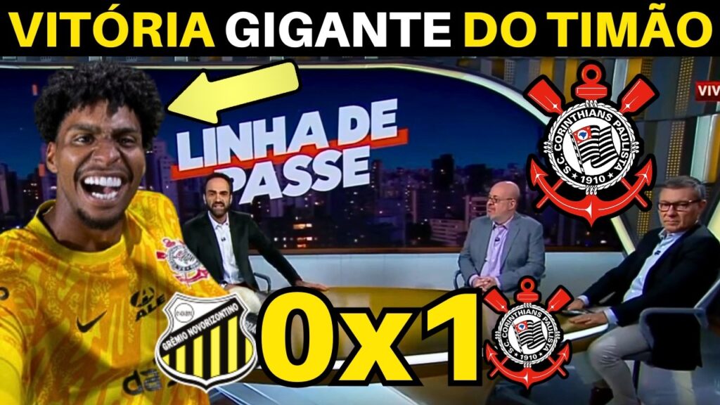 PÓS JOGO! HUGO SOUZA BRILHA, CORINTHIANS VENCE E ASSUME A LIDERANÇA GERAL.