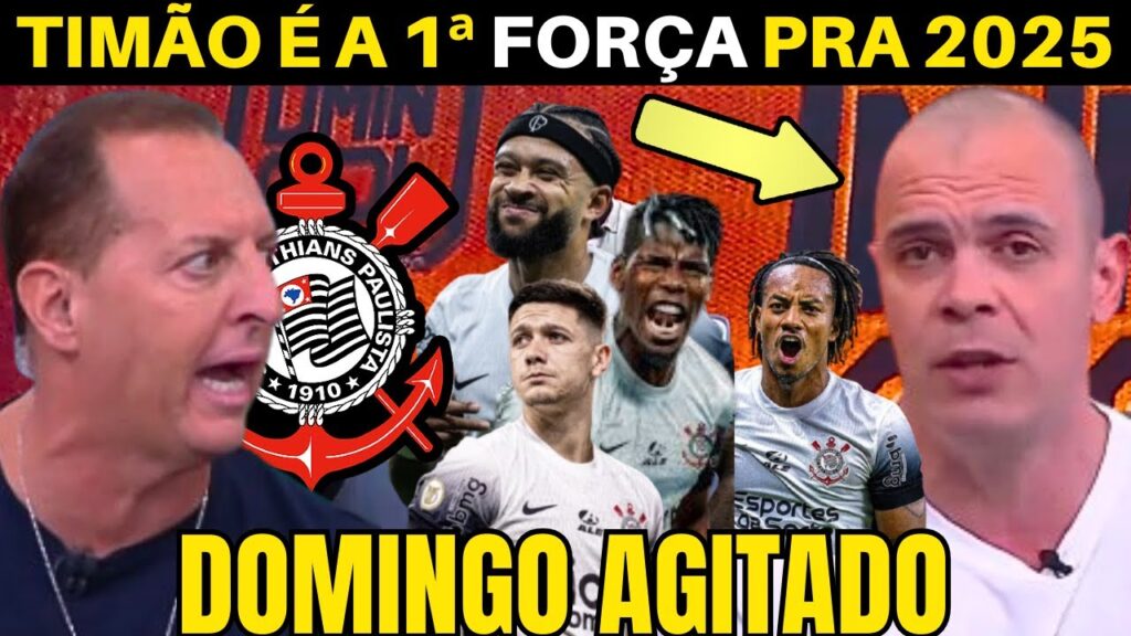 MÍDIA DESABAFOU “CORINTHIANS SERÁ O TIME SER BATIDO EM 2025”.
