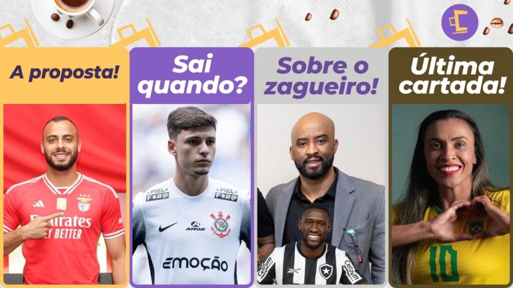Corinthians tenta Arthur Cabral por empréstimo l Bidon + perto da Europa? l Zagueiro novo e Marta…