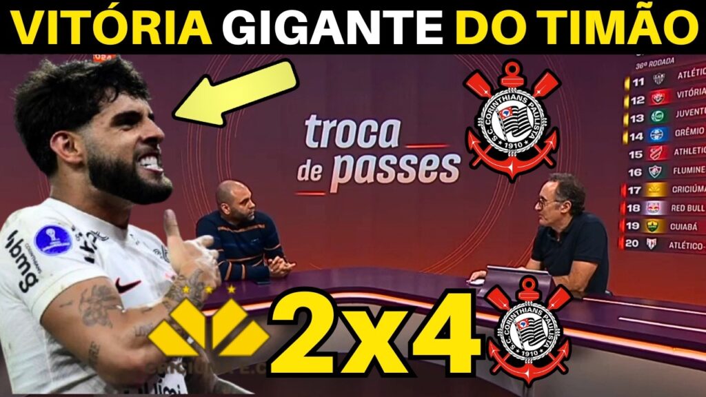 PÓS JOGO! COM SHOW DE YURI CORINTHIANS GOLEIA E VENCE A 7ª SEGUIDA NO BR.
