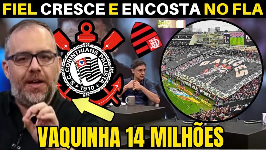 PESQUISA REVELOU! FIEL TORCIDA CRESCE E ENCOSTA NA TORCIDA DO FLA.