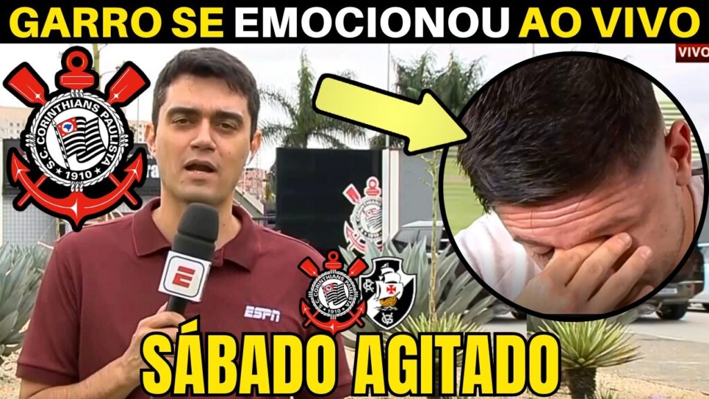 GARRO SE EMOCIONOU AO FALAR DO CORINTHIANS E DO INÍCIO DE CARREIRA.