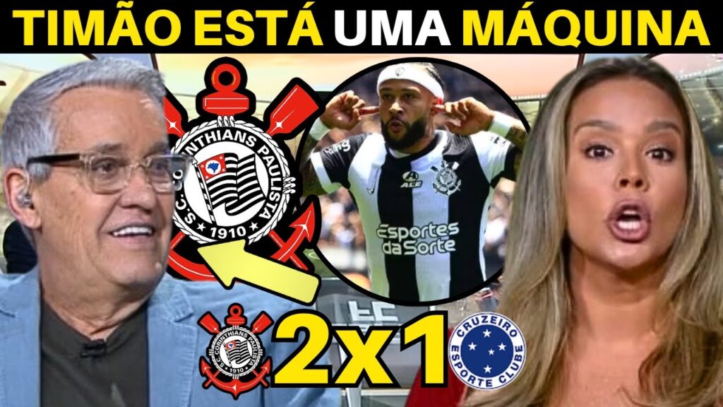 UMA MÁQUINA! COM SHOW DE MEMPHIS CORINTHIANS EMBALA NO BRASILEIRÃO.