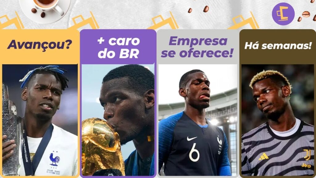 BLEND só de POGBA: Mais caro que Memphis l Novo parceiro exige espaço na camisa l Negocia há semanas