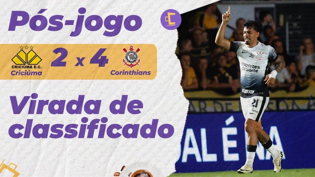 Pós-Jogo: Com show de Bidu, Corinthians vence Criciúma de virada por 4 x 2 e briga forte por Liberta