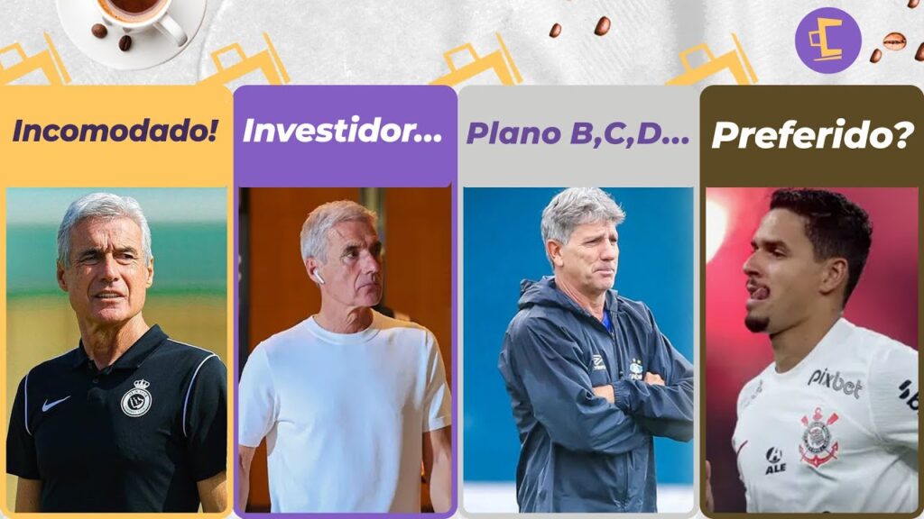 Investidor no caso Luís Castro l Castro incomodado l Renato Gaúcho plano B, C, D? l Veríssimo vem?