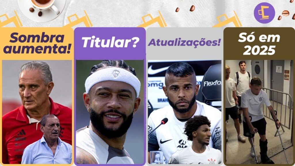 Ramón vê sombra de Tite crescer; entenda l Depay titular no Corinthians? l Santana tem data de volta