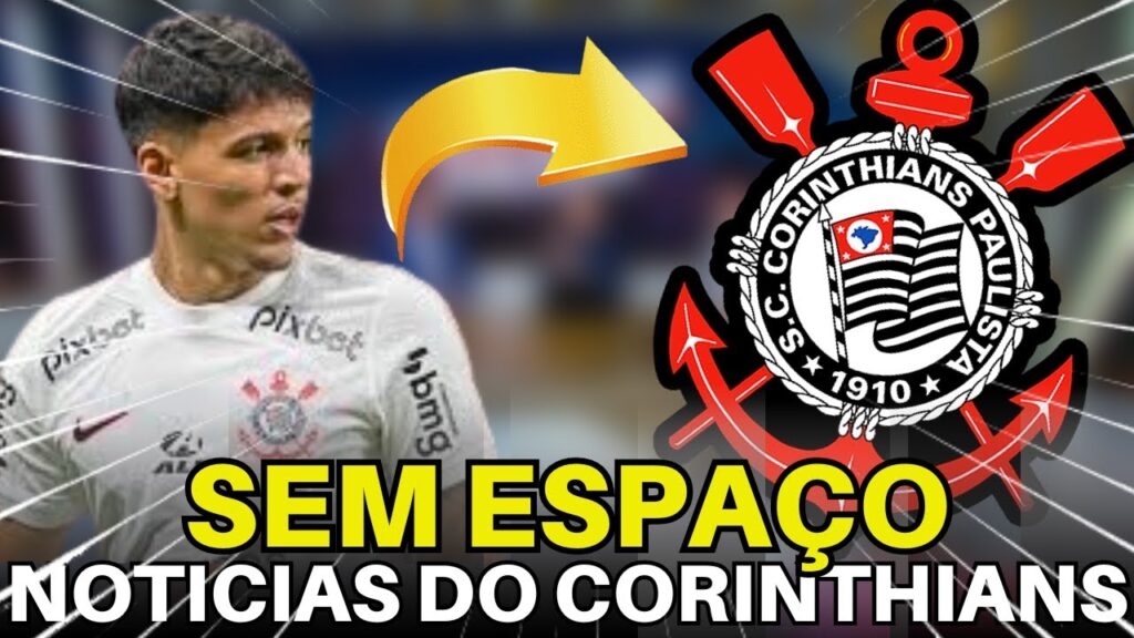 OLHA ISSO! ZAGUEIRO CAETANO PERDE ESPAÇO NO CORINTHIANS.