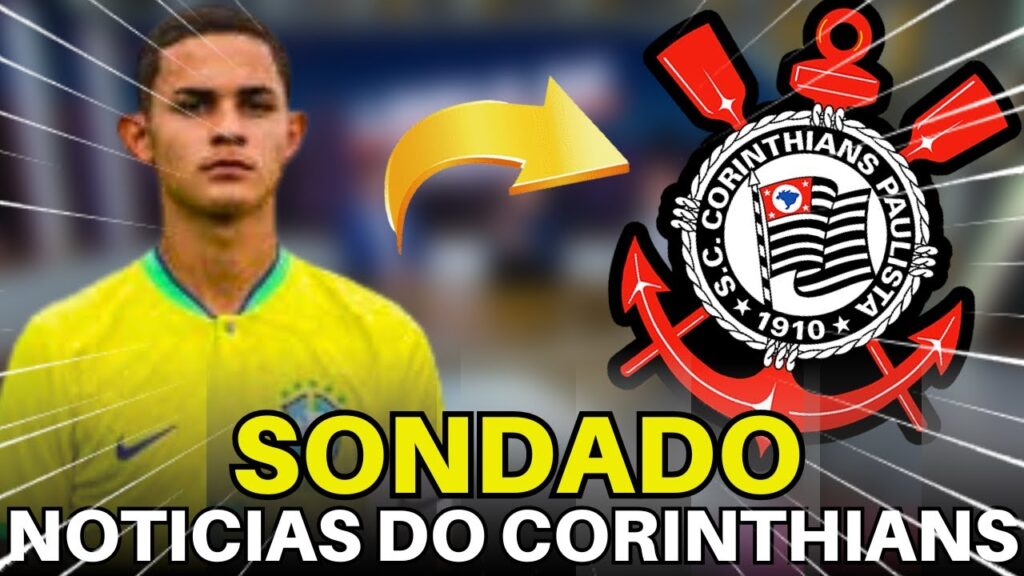 JÓIA DA BASE DO CORINTHIANS PODE DEIXAR O CLUBE.