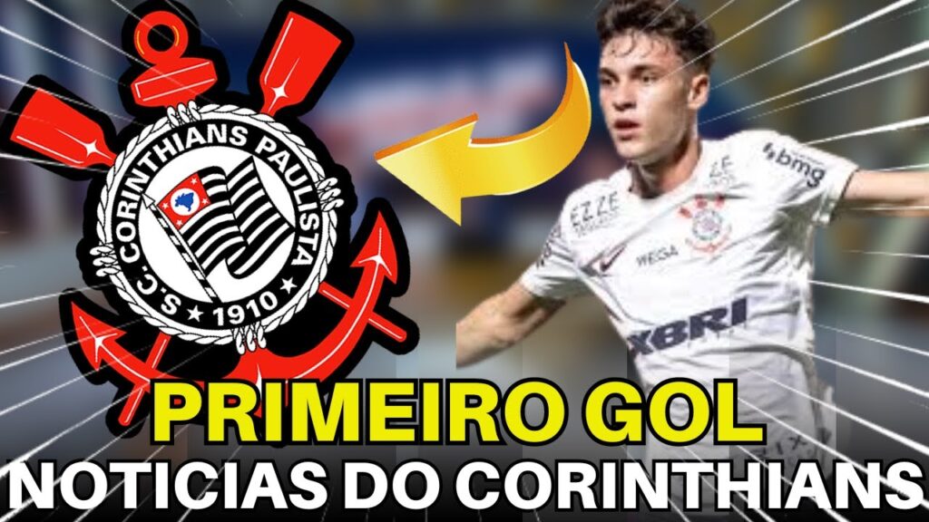 BRENO BIDON MARCA PELA 1ª VEZ COM A CAMISA DO CORINTHIANS.