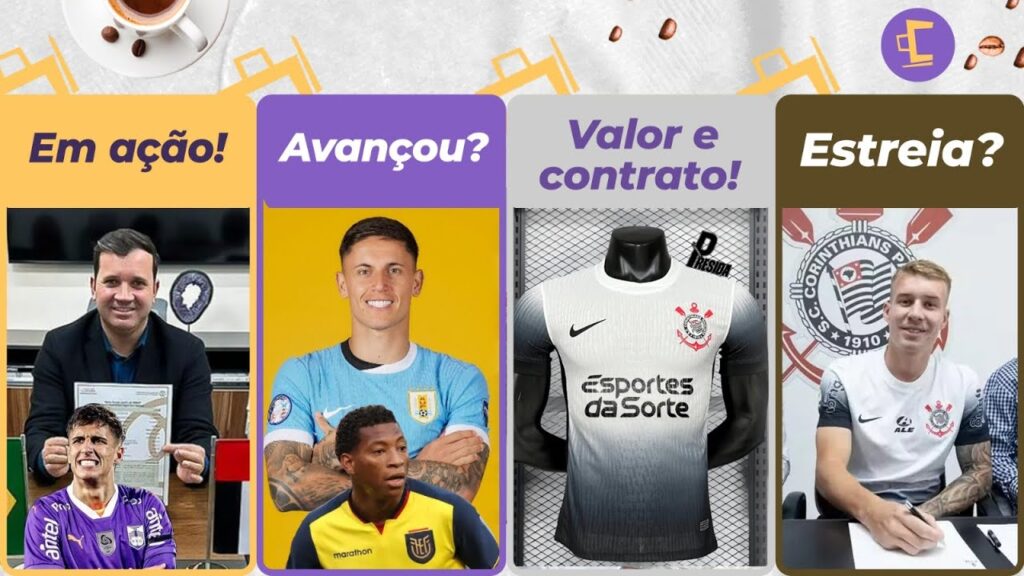 Corinthians reúne com investidor por Bryan, Facundo e Plata l R$ 302 mi de máster l Charles treina!